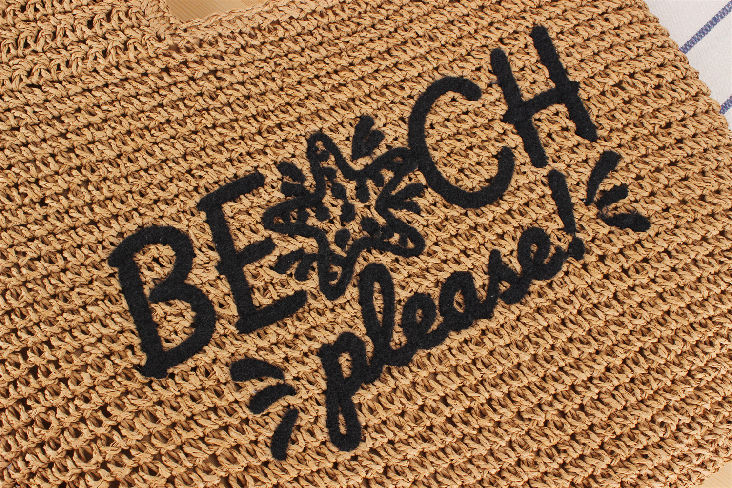 Beach, Classic Style Style Women's Beach Classic Style Solid Color Paper String Shopping Bags