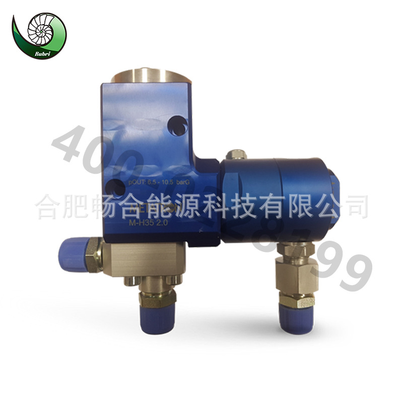 METATRON metalong M-H35 hydrogen pressure reducing valve working pressure 35Mpa hydrogen fuel hydrogen supply system