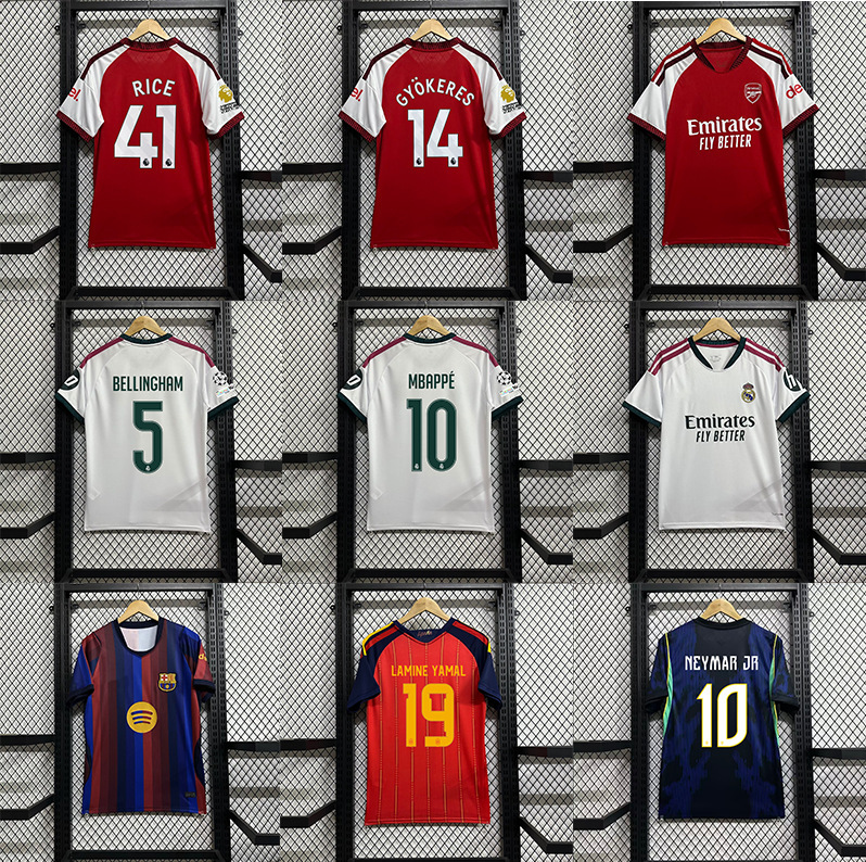 2627 Real Madrid Barcelona Arsenal Spain Argentina Brazil Kidsren's and Adult Short-Sleeved Summer Football Jerseys 2627 Real Madrid Barcelona Arsenal Spain Argentina Brazil Kidsren's and Adult Short-Sleeved Summer Football Jerseys