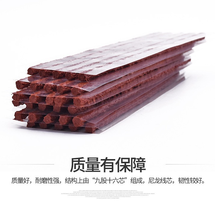 Gran por mayor tiras de goma de neumáticos rápidas herramientas de reparación de neumáticos al vacío para automóviles, motocicletas, tiras de goma de tendón de toro para automóviles