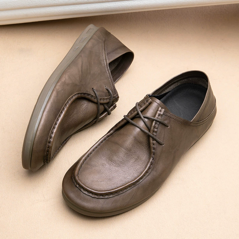 Новая кожаная мужская обувь классическая бизнес повседневная кожаная обувь среднего возраста