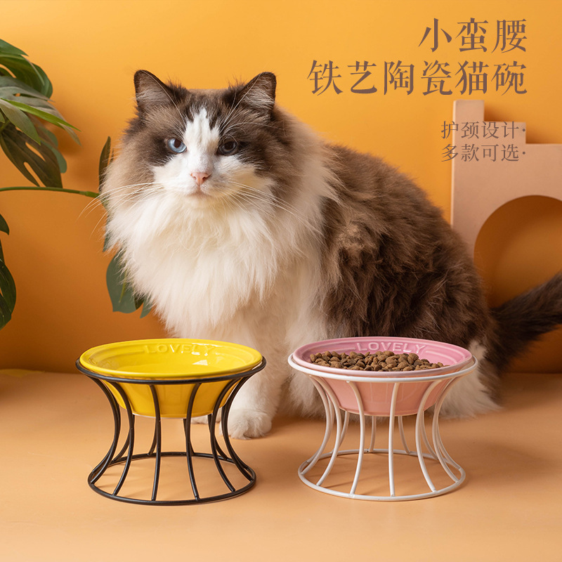 Fan Fan customizado con el mismo tipo de cat cuenco anti-derribe cuenco de agua para mascotas platos de comedor anti-negro barbillo protector de color