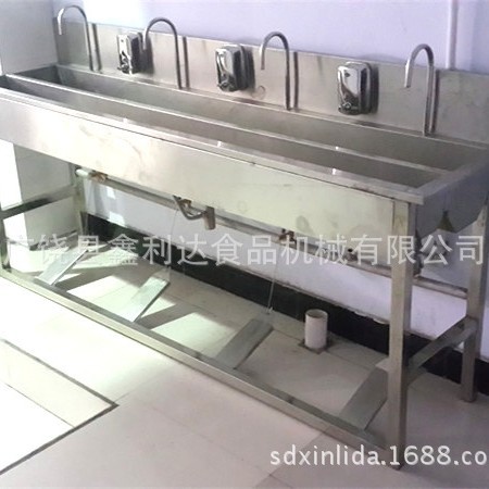 不锈钢脚踏洗手槽  感应洗手池