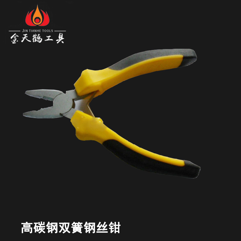 厂家批发高碳钢双簧钢丝钳 老虎钳虎口钳五金工具