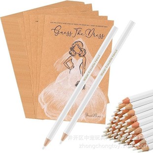 Bridal Shower Game Cards Guessing Wedding Dress Set Game Cards Wedding Decoration Party Supplies