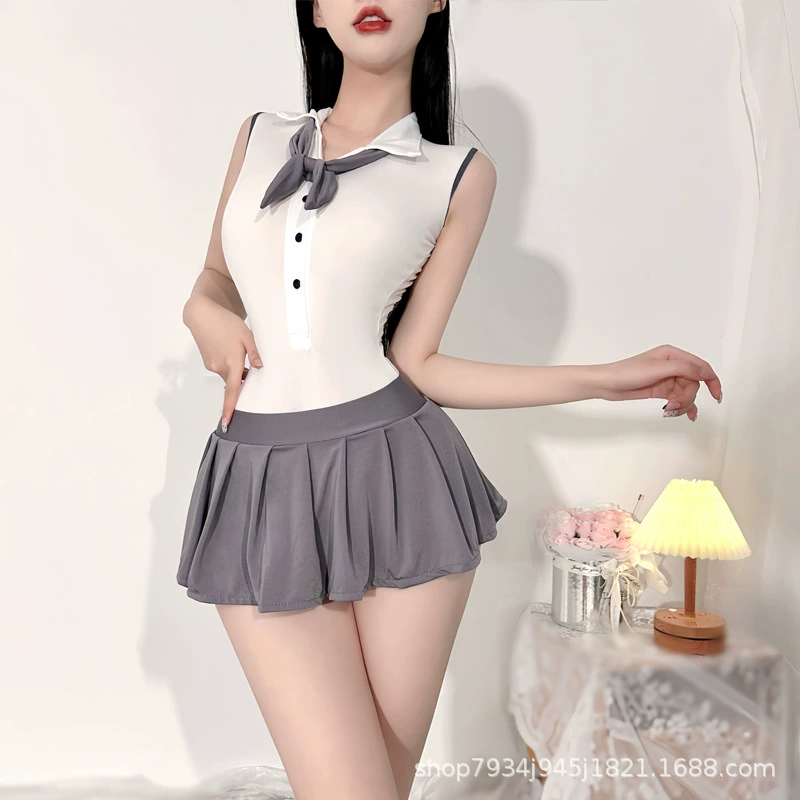 Сексуальное женское белье, униформа искушения, чистое желание, костюм jk, студенческий наряд, клетчатая юбка, матросский костюм, милый стиль, дропшиппинг