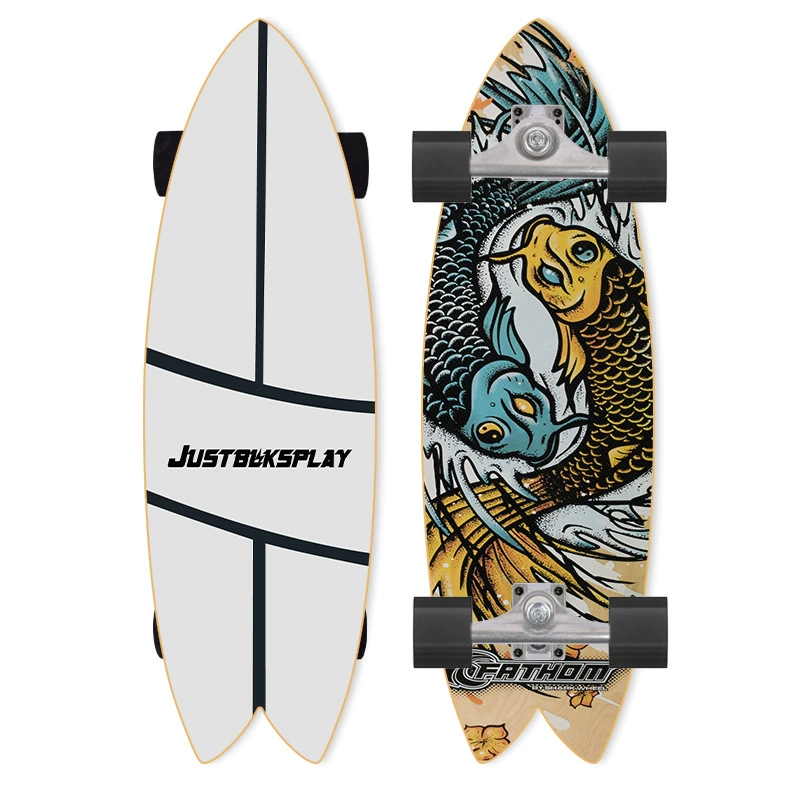 Лед Surfing Board Bridge Spring PU двойное рулевое управление SM Pusher симулятор серфинга скейтборд