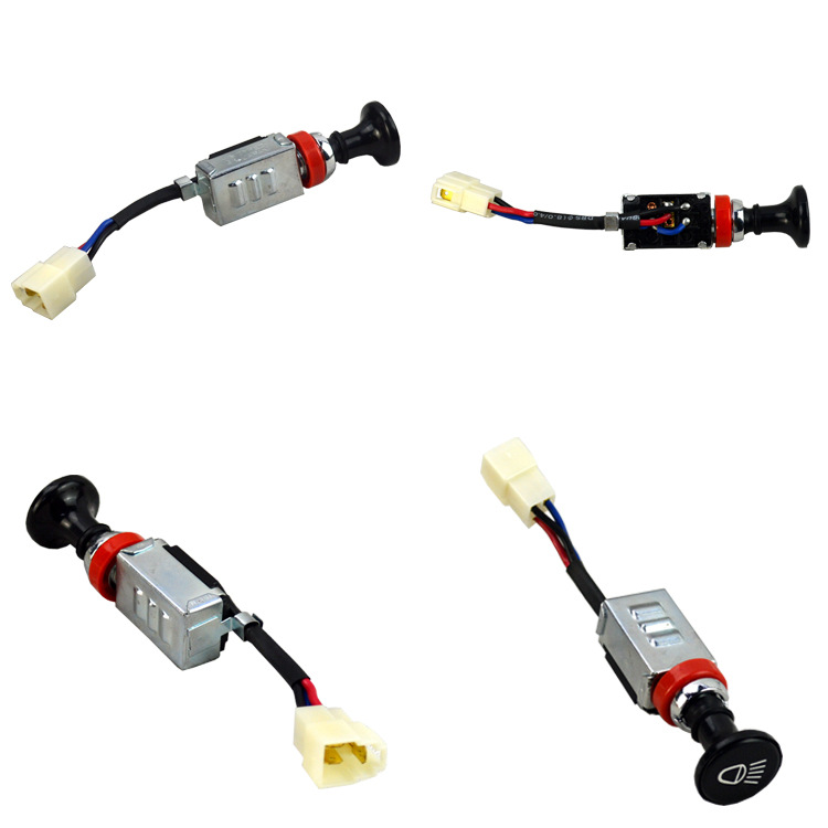 Interruptor de faro de carretilla elevadora JK211 interruptor de tres líneas de doble engranaje 91306 - 82100 para horca de horquilla HeLi Longgong