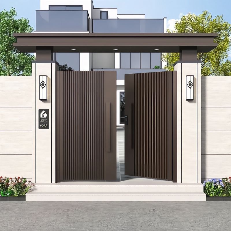 Aluminum Art Door Manufacturer, Chinese-Style Courtyard Door, Four-In-One Courtyard Door, Aluminum Alloy Custom-Sized Villa Entrance Door Aluminum Art Door Manufacturer, Chinese-Style Courtyard Door, Four-In-One Courtyard Door, Aluminum Alloy Custom-Sized Villa Entrance Door