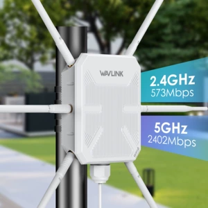 Wi-Fi 6 AX3000 Двухпозитный маршрутизатор с длинным дистанцией AP Покрытие сигнала AP.