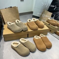 PRUGGI桑坡小土豆羊皮毛一体半拖鞋雪地靴女棉冬新款保暖穆勒勃肯