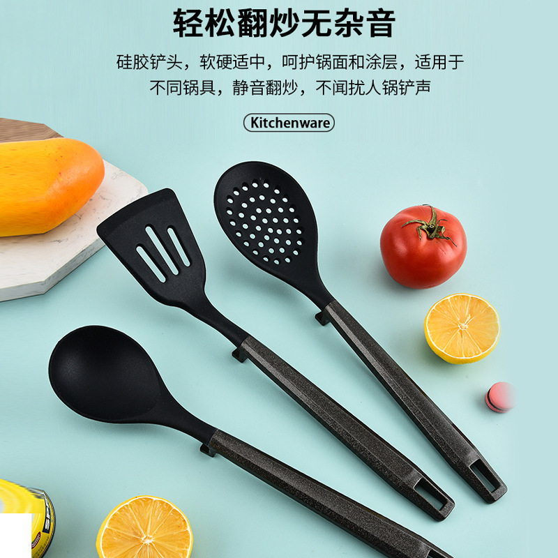 실리콘 주방 조리도구 11종 세트 블랙 베이킹 볶음 요리