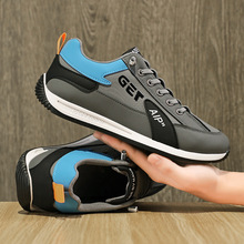 阿甘鞋男鞋新款时尚休闲德训帆布板鞋青少年男款运动潮鞋男士板鞋