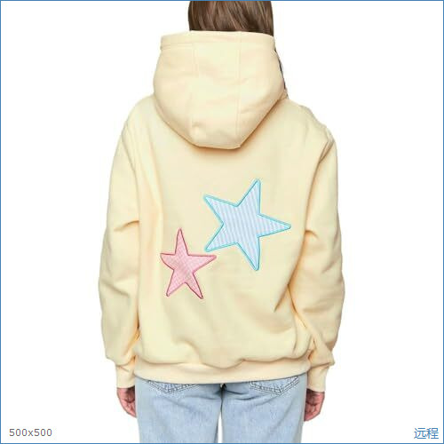 Foreign Trade European Size Women's Velvet Sweatshirt Star Print Patch Pocket Drawstring Print Large Size Off-Shoulder Hoodie Wholesale