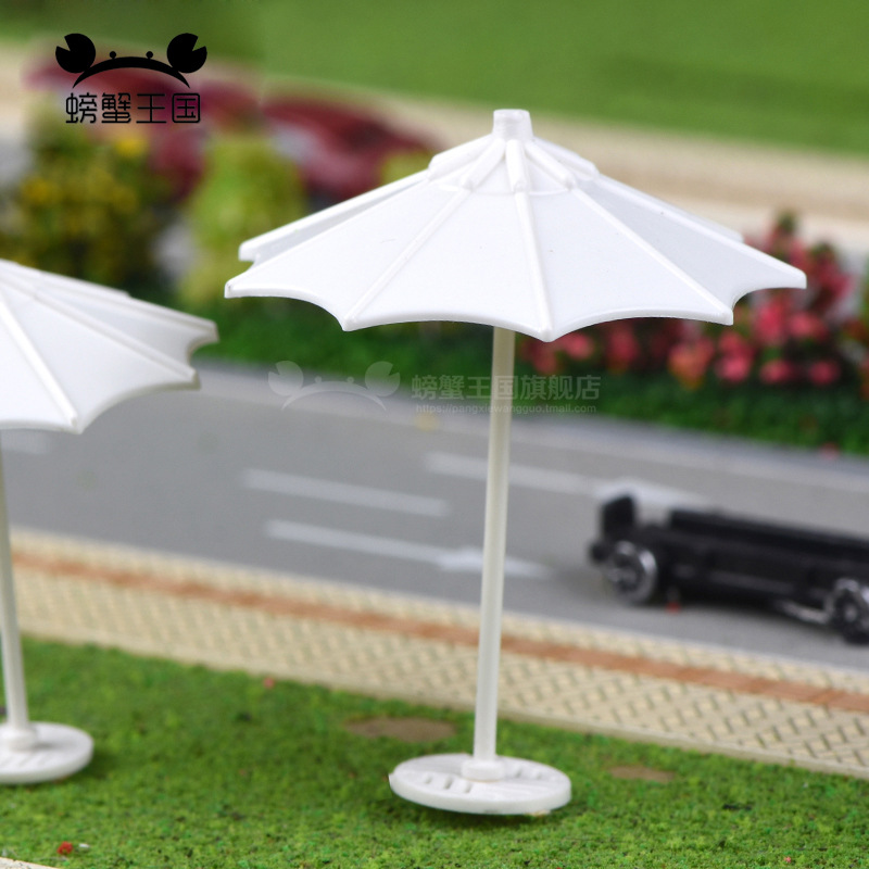 DIY material de mesa de arena modelo de escena modelo paraguas de sol paraguas de vacaciones paraguas de cafetería