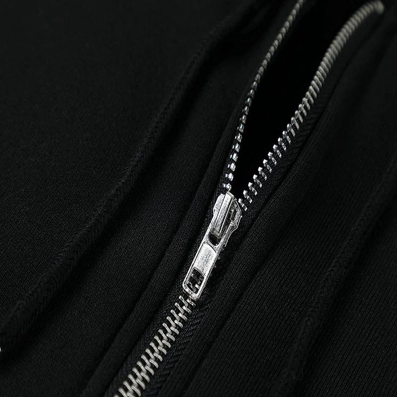 456g Weight Long Sleeve Sleeve Length Zipper Placket Type Regular Sleeve Sleeve Type Polyester Fabric Type Long Top Length Hoodie Tops Type Daily Occasion Hooded Neckline Regular Fit Fit Type Solid Color Pattern Spring, Autumn Season Women's Gender Pocket Design Streetwear Style Women's Streetwear Solid Color Pocket Zipper Hoodie 25