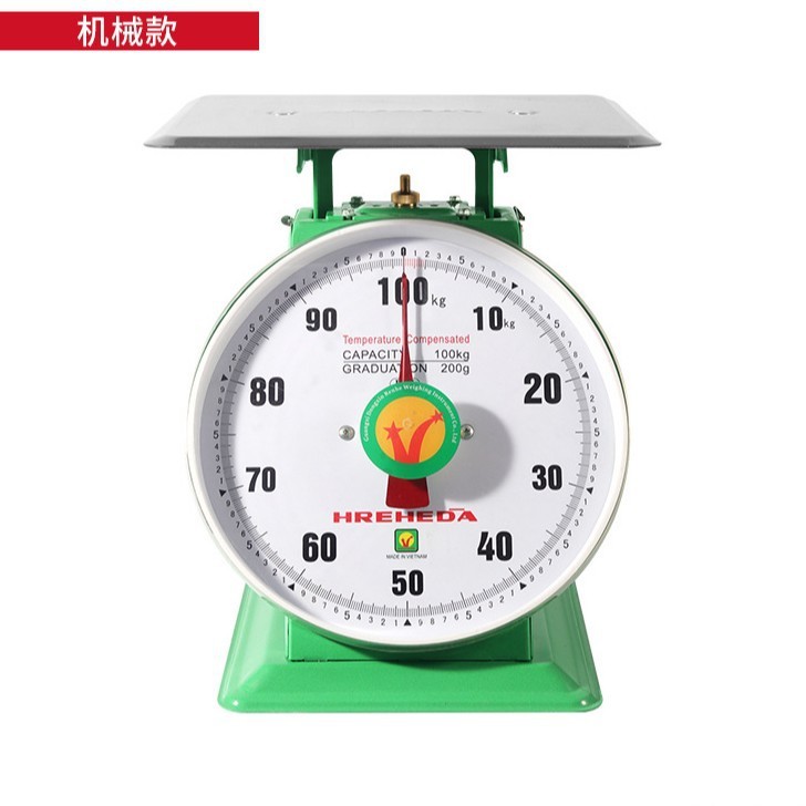 Renhe 10kg 30kg 50kg 100kg 150kg Flat Scale Kitchen Scale Spring Scale Dial Scale Comes from Vietnam