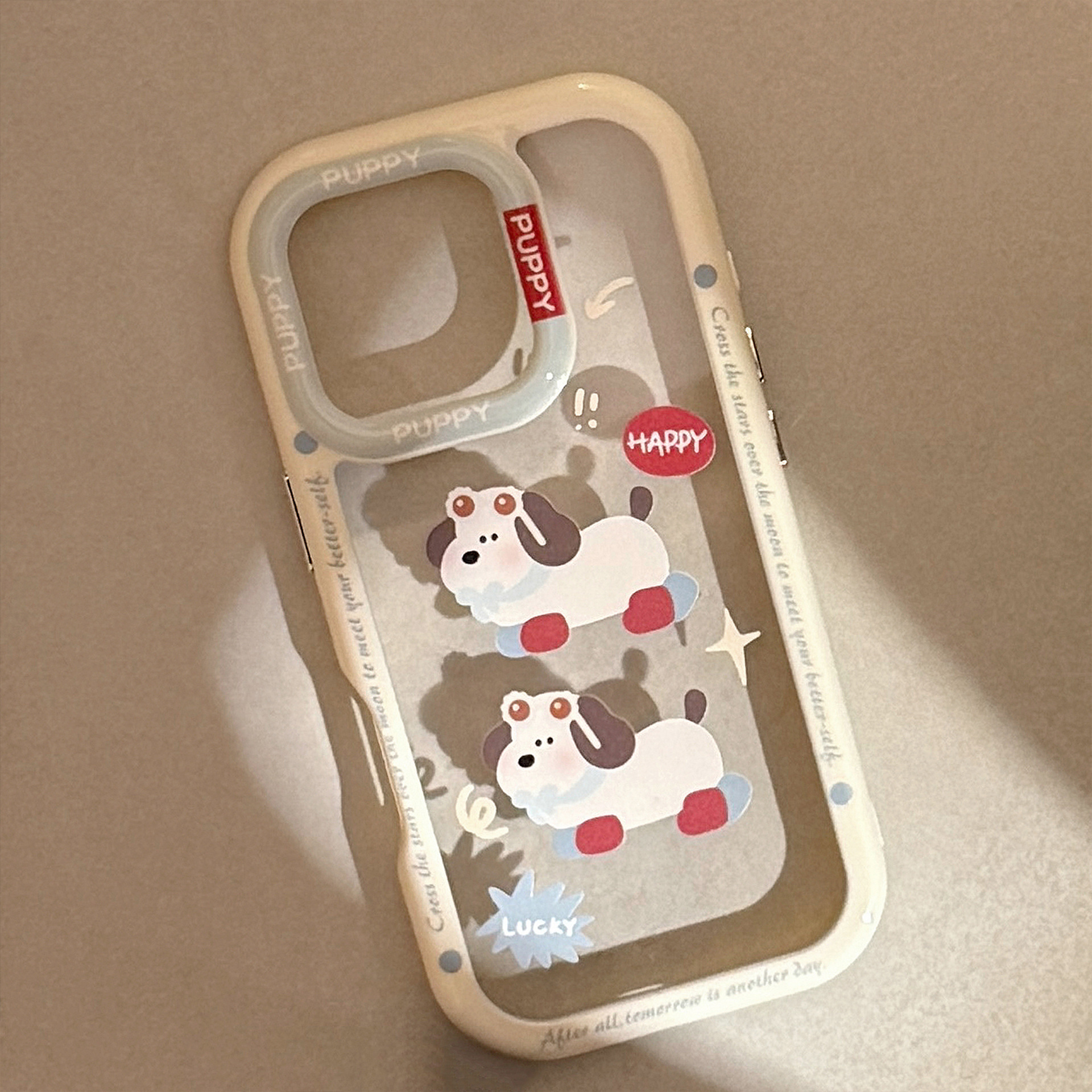 Cover protettiva per iphone con cagnolino e occhiali_voghion.com
