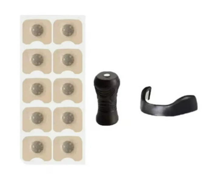 Set de ronquidos (1 parche nasal cuadrado, 1 captador, 1 clip nasal)