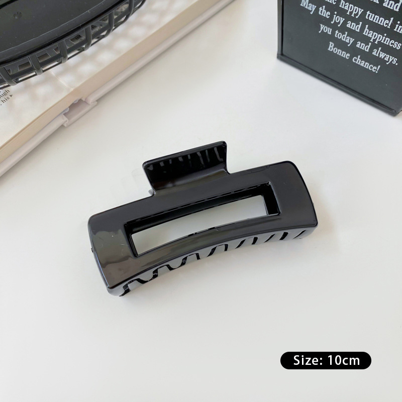 Clip de agarre de verano de gran tamaño, horquilla para el cabello en la parte posterior de la cabeza, gran cantidad de cabello femenino, tocado de clip de tiburón 2024 nueva horquilla