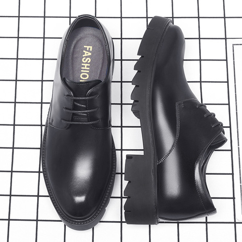 Height-increasing shoes for men 10cm four seasons cowhide business formal leather shoes inner height-increasing men's 8cm British shoes one piece drop shipping