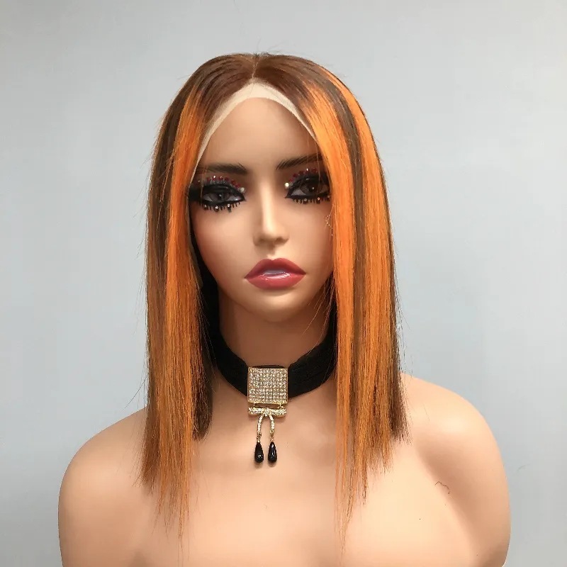 アフロウィッグ レースフロント ボブヘッド ヤキ 13x4 レースウィッグ キンキーストレート 在庫あり|undefined