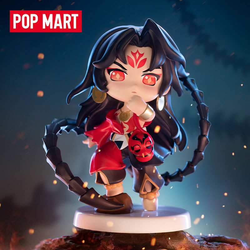 POPMART阴阳师盲盒经典式神系列阿修罗帝释天手办摆件潮