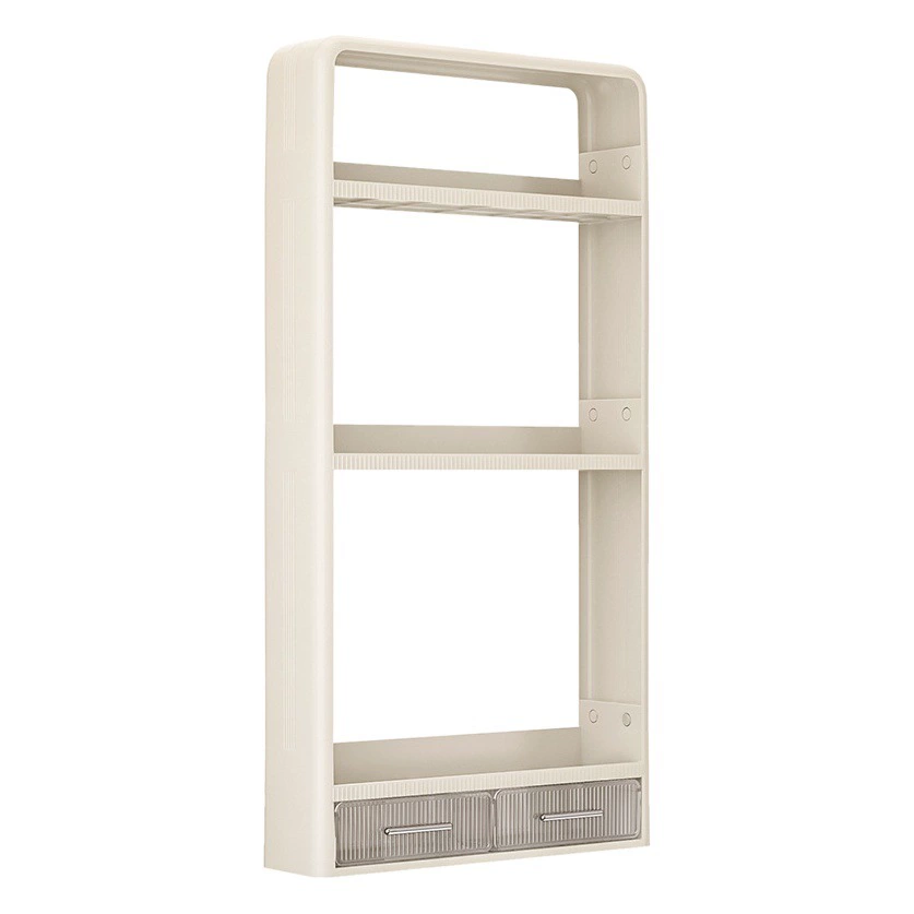 Кухонная полка, настенная полка для хранения без перфорации, многофункциональная полка для хранения приправ, висящая на стене