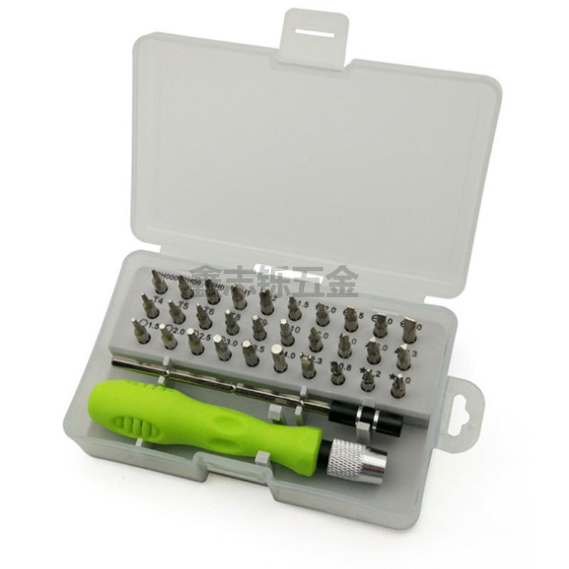 32-in-1 Screwdriver Set for Home Repair, Mobile Phone and Notebook Disassembly Tools, Cross-Shaped Torx Screwdriver