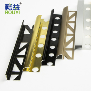 Factory direct aluminum alloy male corner strip ceramic tile closing strip metal corner strip Aluminum Tile Trim