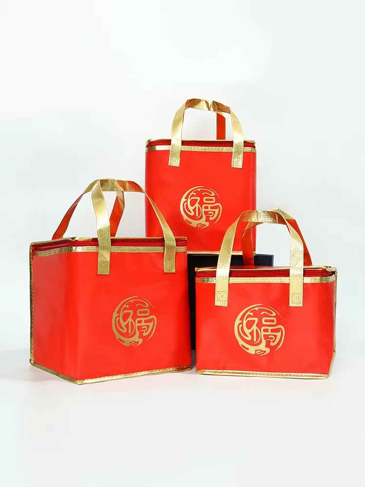 生日蛋糕保温袋冷藏鲜冰手提外卖专用配送加厚铝箔4四6 8 10寸