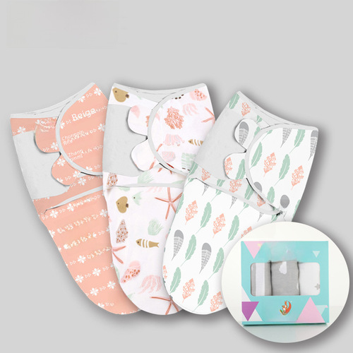 Amazon Baby Swaddling Blanket 100% Cotton Newborn Seasonal Universal Thin Anti-Sleep Start Swaddle Baby Sleep Bag