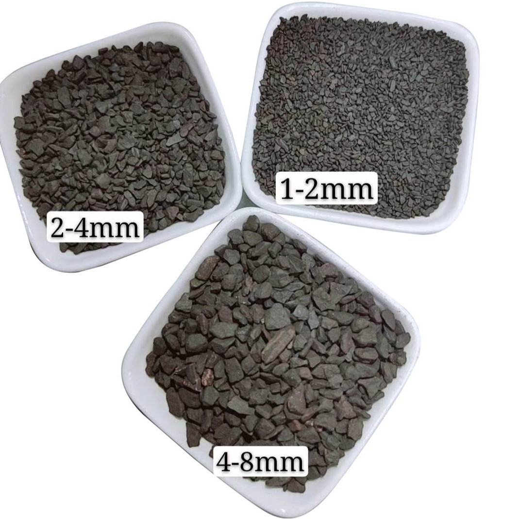 厂家批发锰砂水洗30-45%含量滤料地下水处理天然净水除锰去铁