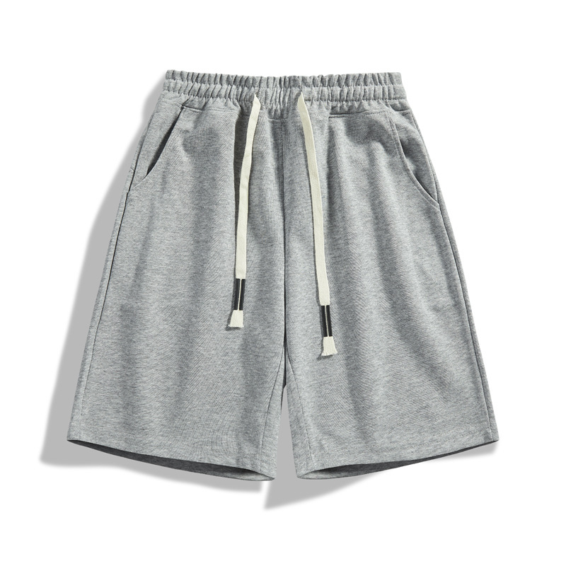Pantalones cortos casuales estadounidenses transfronterizos de verano delgados sueltos pantalones deportivos de tamaño grande pantalones de algodón de hombre impresión personalizada