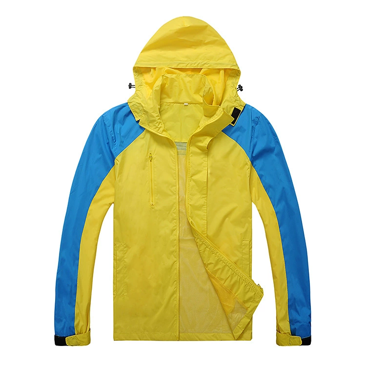 Рекламная ветровка, рекламная ветровка, соответствующая цвету, двухслойная водонепроницаемая ветровка, мужская фабричная рабочая одежда, печатный логотип