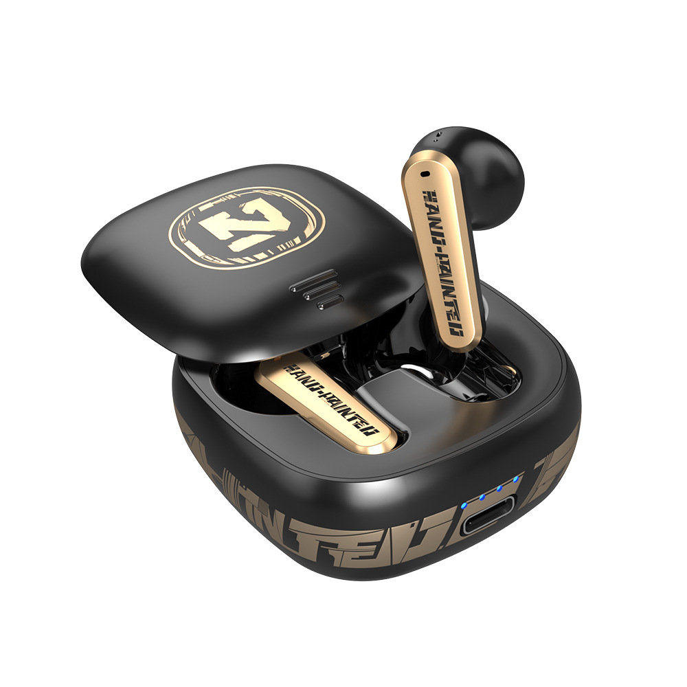 【2022跨境新品】ENC降噪蓝牙耳机工厂私模无线TWS5.2游戏滑盖