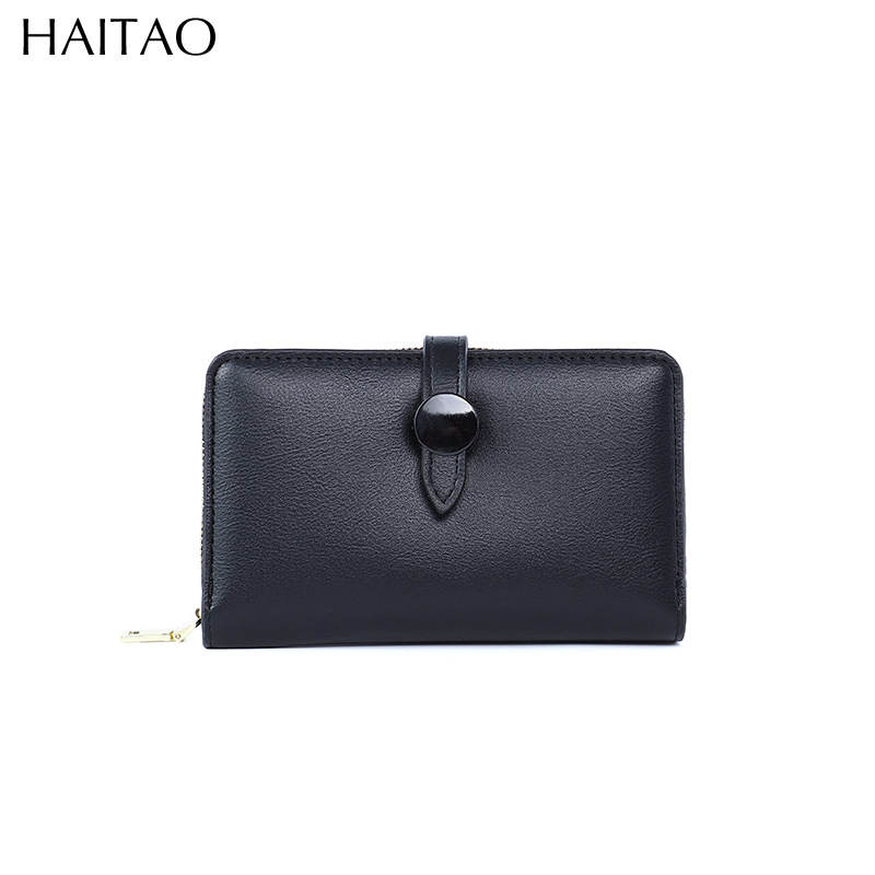 Color sólido corto de las mujeres a juego 2023 verano simple transfronterizo monedero coreano creativo multi-Tarjeta cartera fabricante