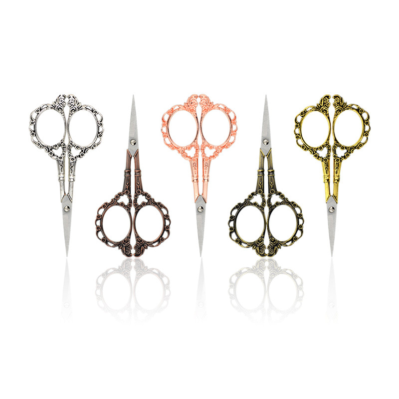 Cross Stitch Tailor European Retro Scissors Plum Blossom Stainless Steel Scissors Embroidery Scissors Retro Scissors