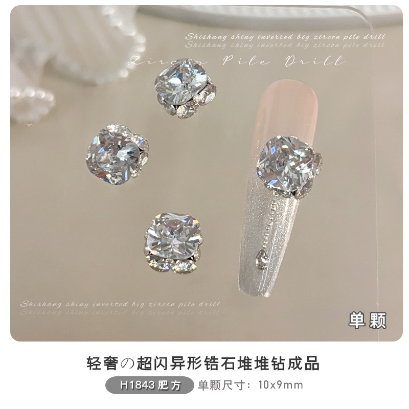 Gran fertilizante de zircon glaciar 10 * 9 mm