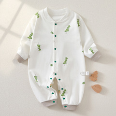 Baby Bodysuit Spring and Autumn Newborn Outfit Baby Clothes Long Sleeve Crawling Suit Boneless Korean Style Baby Clothes