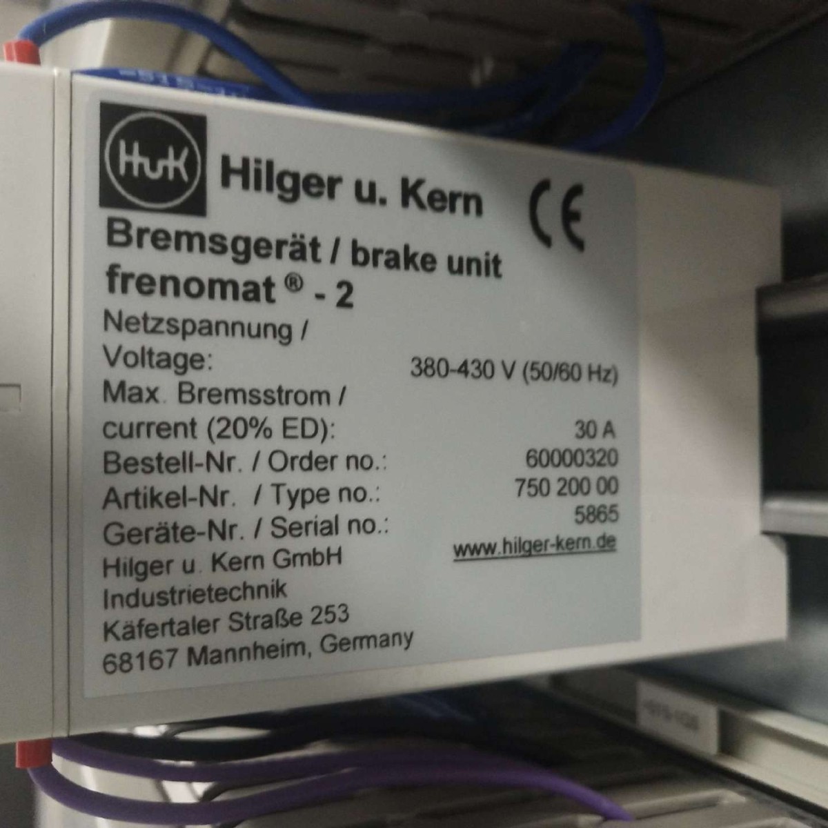 Hilger u. Kern阀C-415.01.73