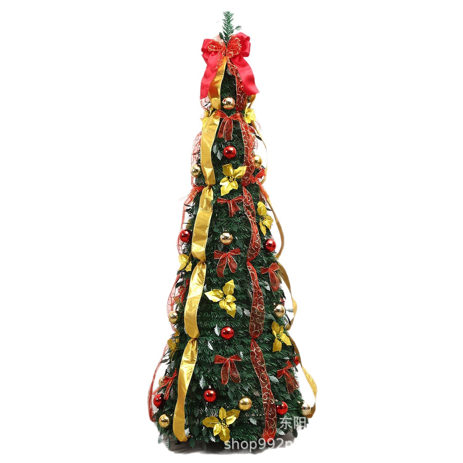Venta directa de fábrica de árboles de Navidad decorativos con luces
