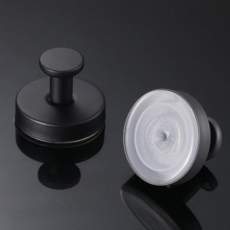 不锈钢吸盘挂钩旋转无痕浴室墙壁衣帽钩厨房创意免打孔挂衣勾跨境