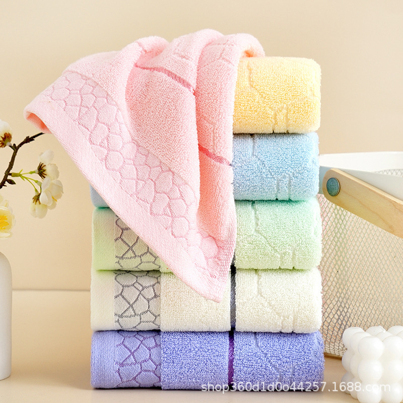 Factory wholesale adult thick solid color cotton bath towel baby absorbent soft hotel gift towel