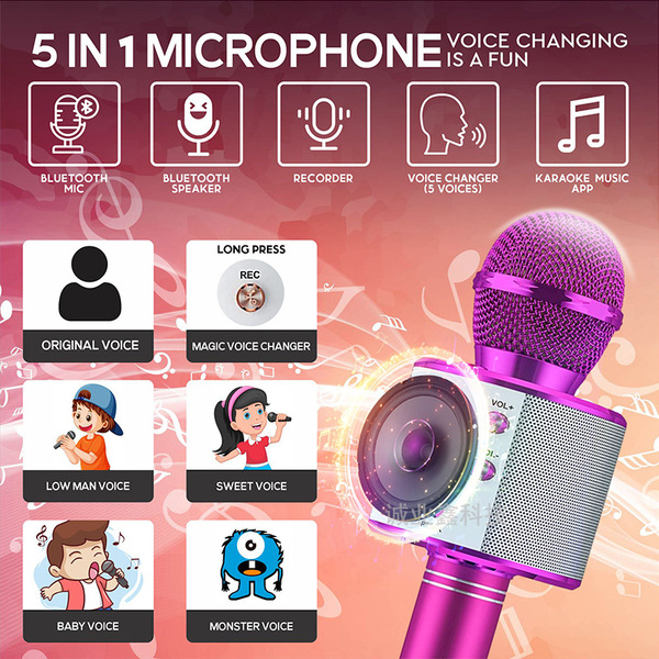 Handheld wireless microphone