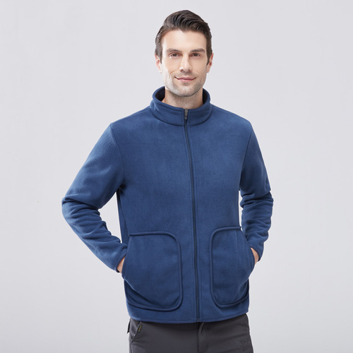 Outdoor couples polar fleece casual jacket women's fleece thickened cardigan sweatshirt double-sided fleece jacket men's fleece jacket