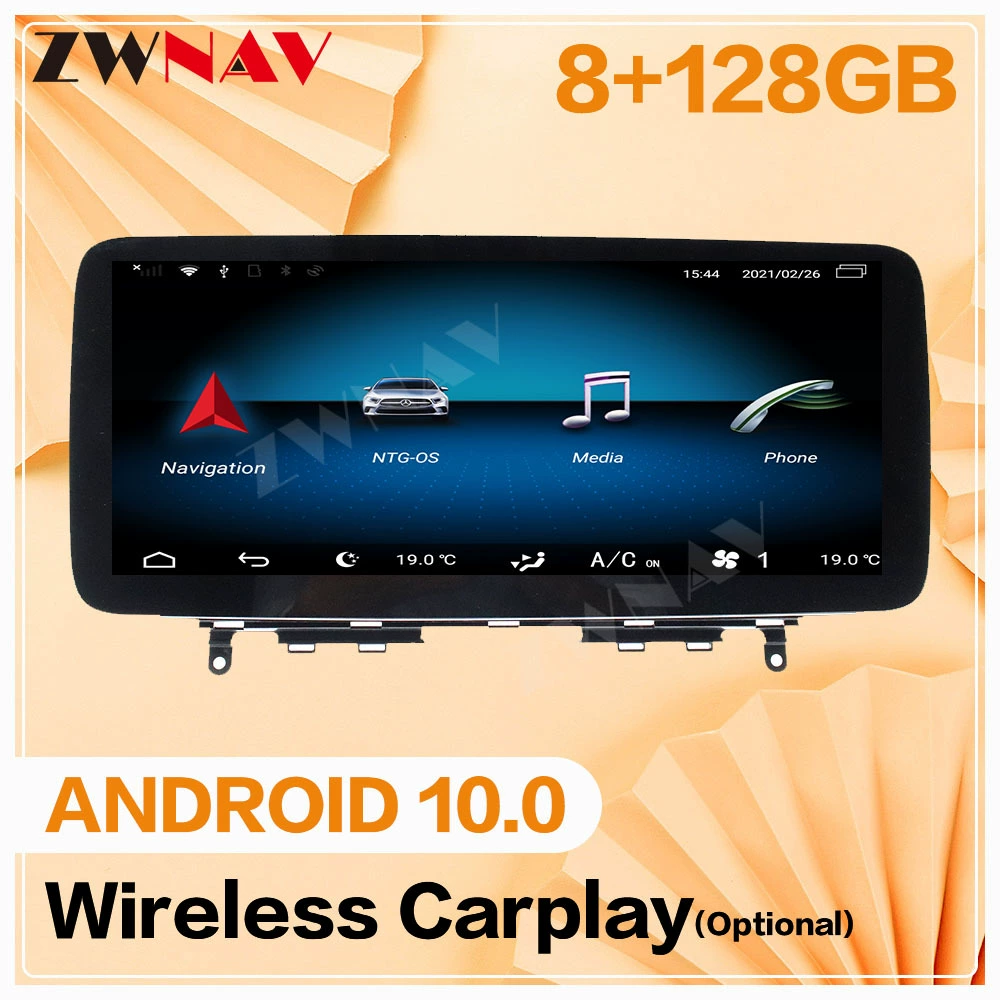 Источник для внешней торговли, подходит для Mercedes-Benz 12.3" экран Benz C 08-10 Android 10.0 автомобильная навигация большой экран GPS