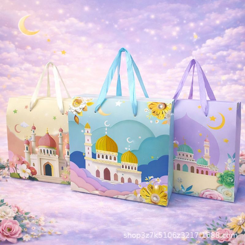 Cross-Border Exclusive Supply of Popular Portable Gift Boxes, Star and Moon Castle Printed Gift Boxes, Holiday Gift Packaging Boxes in Stock Cross-Border Exclusive Supply of Popular Portable Gift Boxes, Star and Moon Castle Printed Gift Boxes, Holiday Gift Packaging Boxes in Stock