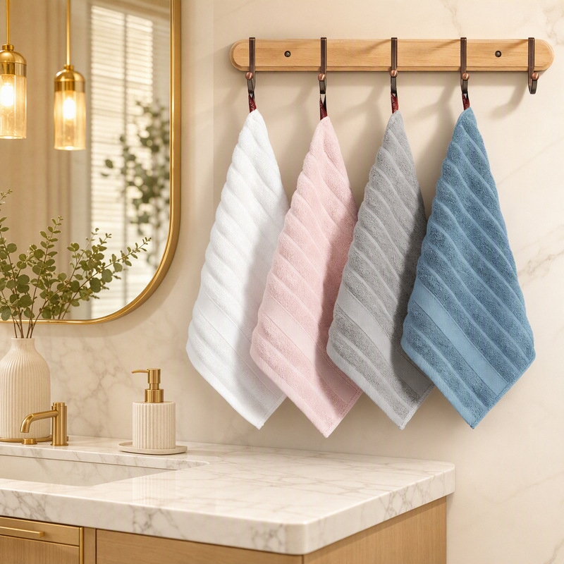32-Strand Pure Cotton Square Towel, Safe, Comfortable, Healthy, Caring, Breathable, Water-Absorbent, Embroidered Logo Towel, Quick-Drying Bath Towel 32-Strand Pure Cotton Square Towel, Safe, Comfortable, Healthy, Caring, Breathable, Water-Absorbent, Embroidered Logo Towel, Quick-Drying Bath Towel