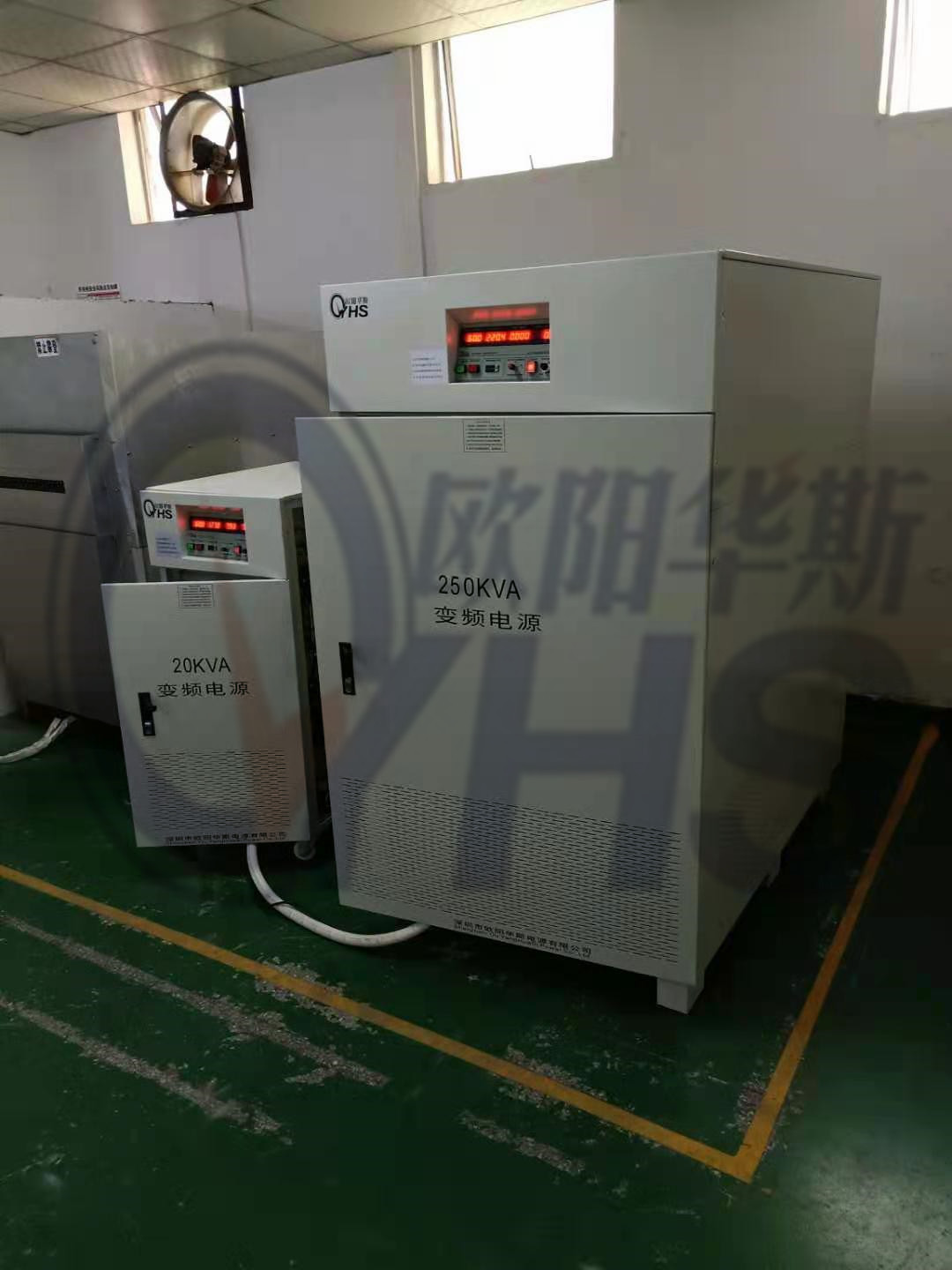 250KVA��Ƶ��Դ�����豸���ڣ�������220V/60HZת380V/50HZ